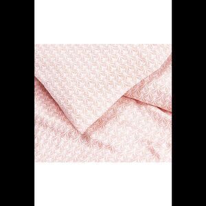 Bobby Berk 100% Cotton 400TC Sheet Set Blush Fan
